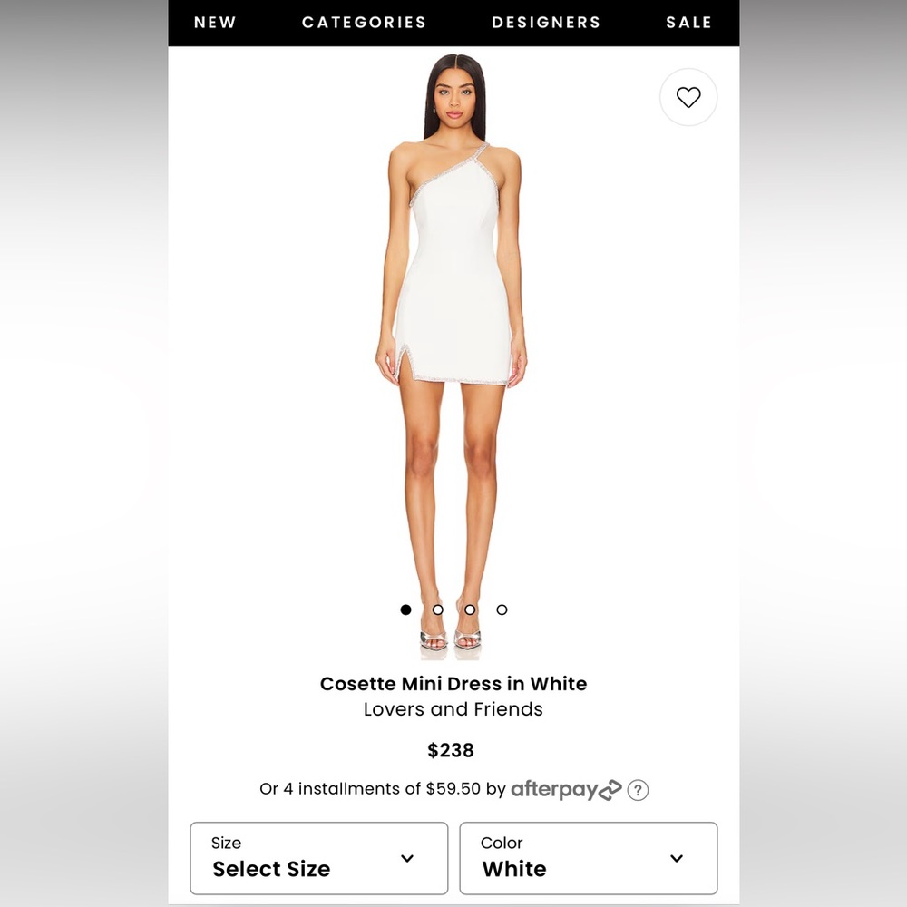 Lovers and Friends - Cosette Mini Dress Worn once dry cleaned size small